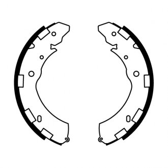 C05060ABE ABE Гальмівні колодки, барабанні