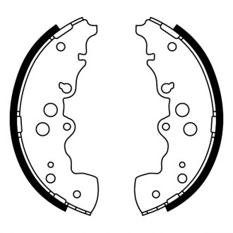 C08023ABE ABE Гальмівні колодки, барабанні