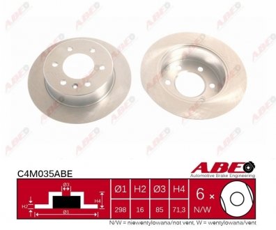 C4M035ABE ABE Тормозной диск