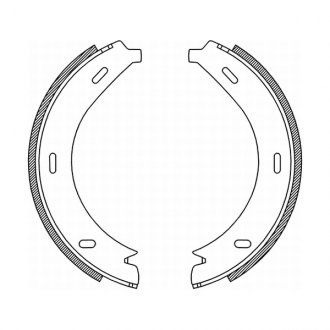 CRM005ABE ABE Гальмівні колодки, барабанні