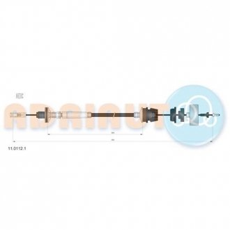 11.0112.1 ADRIAUTO Трос сцепления