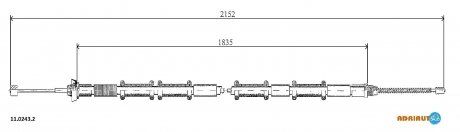 11.0243.2 ADRIAUTO Тросик