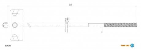 110266 ADRIAUTO Трос остановочных тормозов