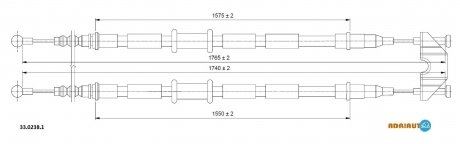 33.0238.1 ADRIAUTO Тросик