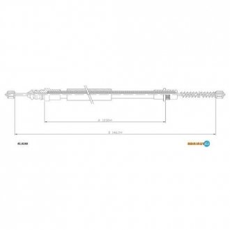 41.0248 ADRIAUTO Трос ручного гальма