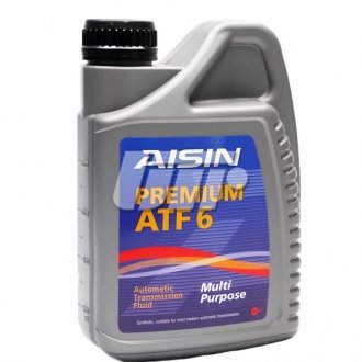 ATF-92001 AISIN Масло трансмиссии. AISIN ATF6 DEXRON-III ATF3 (Канистра 1л)