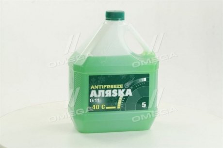 Антифриз Аляска ANTIFREEZE-40 (зелений) Каністра 5л/4,9 кг 5062