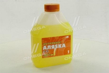 Антифриз Аляска ANTIFREEZE-40 (жовтий) Каністра 1л/0,98 кг 5369