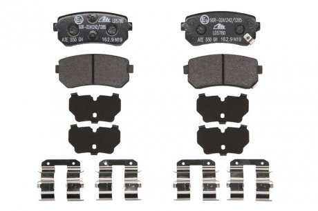 13047057802 ATE Колодки тормозные дисковые керамические, к-кт