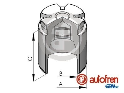 D025530 AUTOFREN Поршень супорта зад ACCENT/i20/i10/RIO (34х47мм) 10-