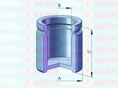 D025581 AUTOFREN Поршень гальм. супорта задн. (Dac 32x44mm) Daewoo Nubira 97-