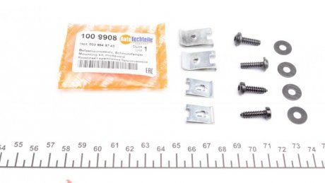 100 9908 AUTOTECHTEILE Комплект кріплення бризговиків AUTOTECHTEILE 100 9908