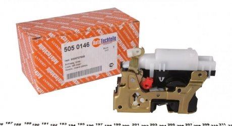 Замок двери перед. Renault Kangoo 97-07 Л. (электрический) 505 0146