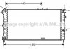 OLA2193 AVA COOLING Радіатор охолодження двигуна OMEGA B 25/30 AT AC 94-00 (Ava) (фото 2)