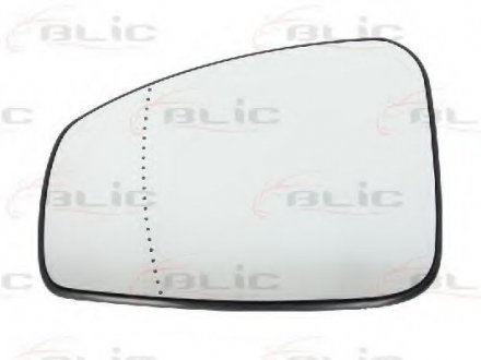 6102-09-056367P BLIC Стекло зеркала ливов. асферическое Renault Megane, 09-