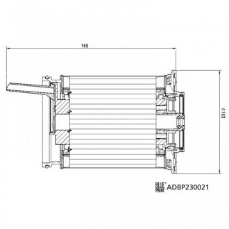 ADBP230021 BLUE PRINT BLUE PRINT VW Фильтр топливный Touareg 3.0TDI 17-, AUDI A6 2.0TDI 13-, Q7/Q8 3.0TDI 5-