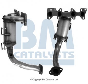 BM91832H BM CATALYSTS Катализатор вихлопної системи (з коллектором) Fiat Doblo 1.4i BM CATALYSTS BM91832H