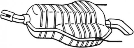 185-647 BOSAL Деталі вихлопної системи