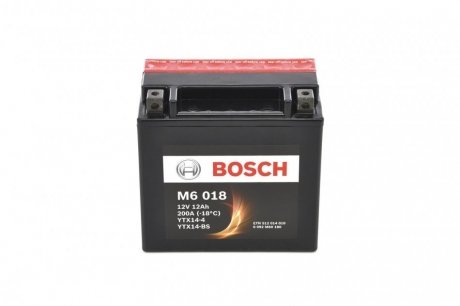 0 092 M60 180 BOSCH МОТОЦИКЛЕТНА АКУМУЛЯТОРНА БАТАРЕЯ BOSCH 0 092 M60 180