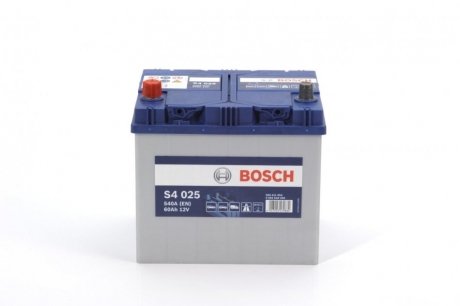 0 092 S40 250 BOSCH Акумулятор Bosch 12В/60Аг/540А/14,11кг BOSCH 0 092 S40 250