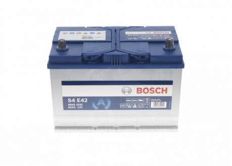 0 092 S4E 420 BOSCH Акумулятор Bosch 12В/85Аг/800А/21,69кг BOSCH 0 092 S4E 420