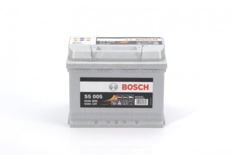 0 092 S50 050 BOSCH Акумулятор Bosch 12В/63Аг/610А/14,849кг BOSCH 0 092 S50 050
