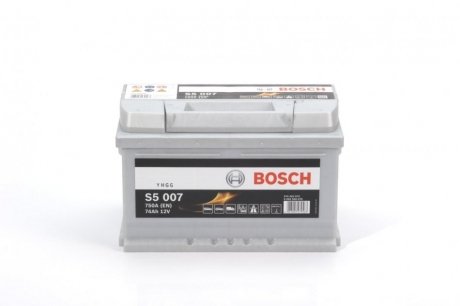 0 092 S50 070 BOSCH Акумулятор Bosch 12В/74Аг/750А/16,978кг BOSCH 0 092 S50 070