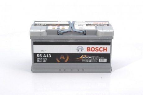 0 092 S5A 130 BOSCH Акумулятор Bosch 12В/95Аг/850А/25,92кг BOSCH 0 092 S5A 130