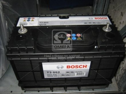 0 092 T30 520 BOSCH Акумуляторна батарея 105Ah/800A (329x174x237/+R/B01) BOSCH 0 092 T30 520