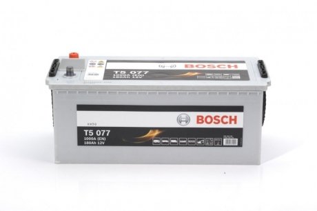 0 092 T50 770 BOSCH Акумулятор Bosch 12В/180Аг/1000А/44,14кг BOSCH 0 092 T50 770