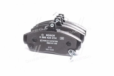 0986424214 BOSCH 0986424214 BOSCH Гальмівні колодки до дисків