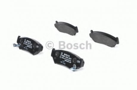 0 986 424 251 BOSCH Колодки тормозные дисковые