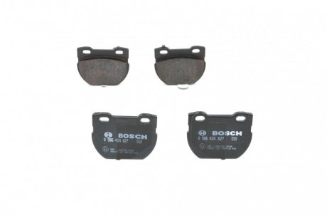 0986424827 BOSCH тормозные колодки дисковые