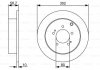 0986479318 BOSCH Тормозной диск MITSUBISHI/PEUGEOT Lancer X 2,0 EVO/Outlander XL/4007 "07>> \\R (фото 5)