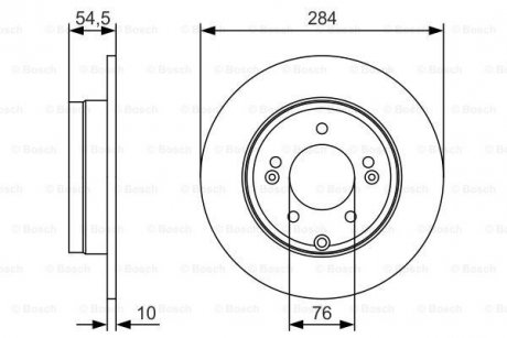 0 986 479 T49 BOSCH Диск тормозной