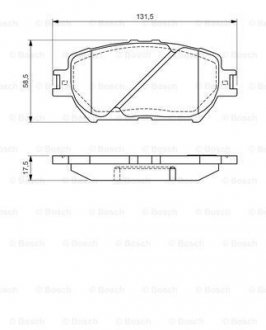 0 986 494 363 BOSCH тормозные колодки, дисковые BOSCH 0 986 494 363