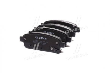 0986494435 BOSCH Комплект гальмівних колодок з 4 шт. дисків