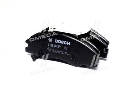 0 986 494 577 BOSCH ГАЛЬМІВНІ КОЛОДКИ, ДИСКОВІ BOSCH 0 986 494 577