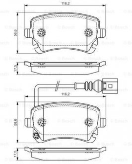 0 986 495 094 BOSCH Колодки гальмівні дискові