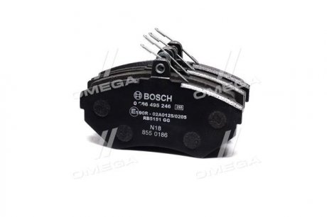 0986495246 BOSCH Гальмівні колодки дискові SEAT/VW Inca/Cordoba/Polo/Caddy \'\'F \'\'>>03 PR2