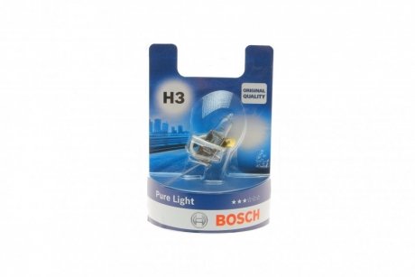 1 987 301 006 BOSCH Лампа розжарювання 12V 55W H3 PURE LIGHT (вир-во BOSCH)