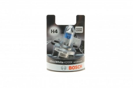 1 987 301 089 BOSCH ЛАМПА ULTRA WHITE 4200K H4 BOSCH 1 987 301 089