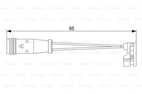 1 987 473 006 BOSCH Датчик ЗНОШУВАННЯ ДИСК.КОЛ BOSCH 1 987 473 006