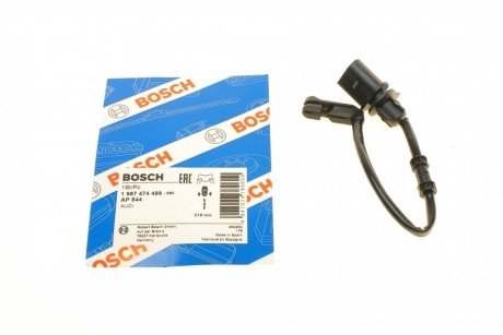 1 987 474 489 BOSCH Датчик ЗНОШУВАННЯ ДИСК.КОЛ.ЗАД BOSCH 1 987 474 489