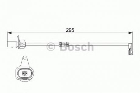 1 987 474 508 BOSCH Датчик износа тормозов. колодок Audi A6/A7/A8 3.0TDI/3.0TFSI 10-