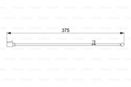 1 987 474 562 BOSCH Датчик ЗНОШУВАННЯ ДИСК.КОЛ.ПЕРЕД BOSCH 1 987 474 562