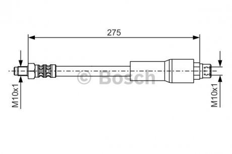 1 987 476 649 BOSCH Шланг гальмівний