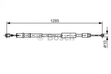 1 987 482 026 BOSCH Трос ручного тормоза