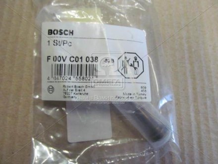 F00VC01038 BOSCH Елемент форсунки Common Rail