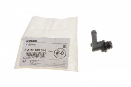 F 01M 100 648 BOSCH Штуцер насосу паливного Opel Corsa/Meriva 01-10 (Common Rail) BOSCH F 01M 100 648